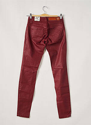 Pantalon slim taille basse taille basse rouge FREEMAN T.PORTER femme
