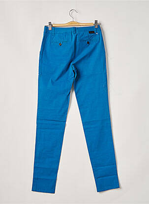 Pantalon chino taille basse taille basse bleu LEON & HARPER femme