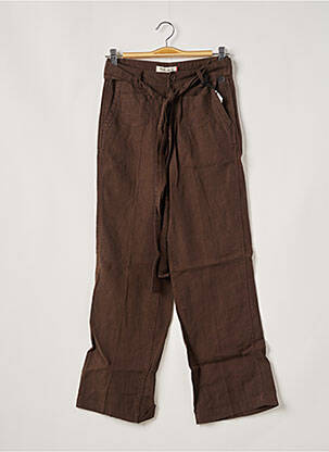 Pantalon large marron TEDDY SMITH pour femme