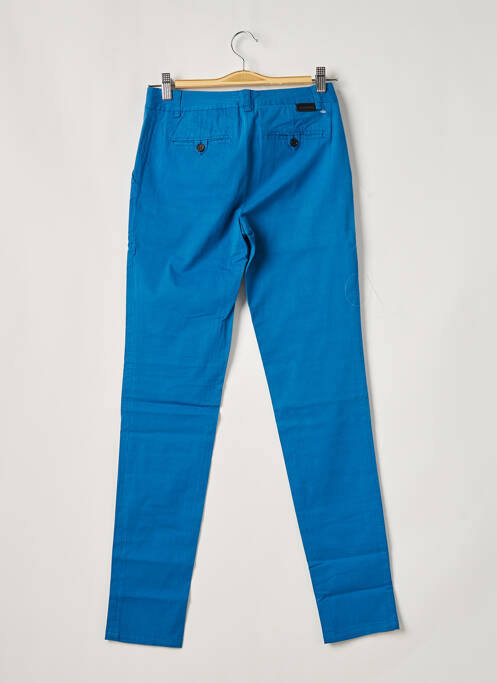 Pantalon chino taille basse taille basse bleu LEON & HARPER femme