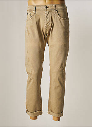 Pantalon droit beige GAS pour homme