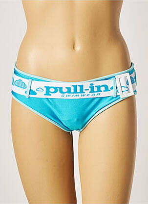 Bas de maillot de bain stretch culotte bleu PULL IN femme