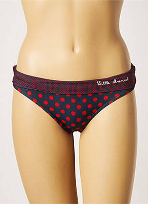 Bas de maillot de bain stretch culotte bleu LITTLE MARCEL femme
