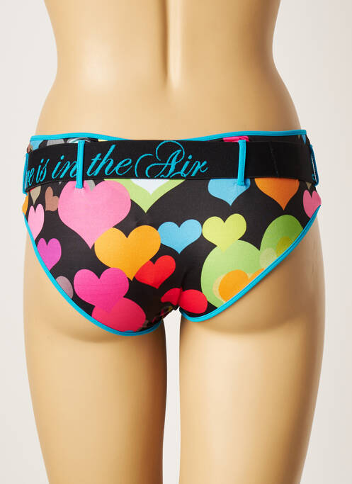 Bas de maillot de bain noir PULL IN femme