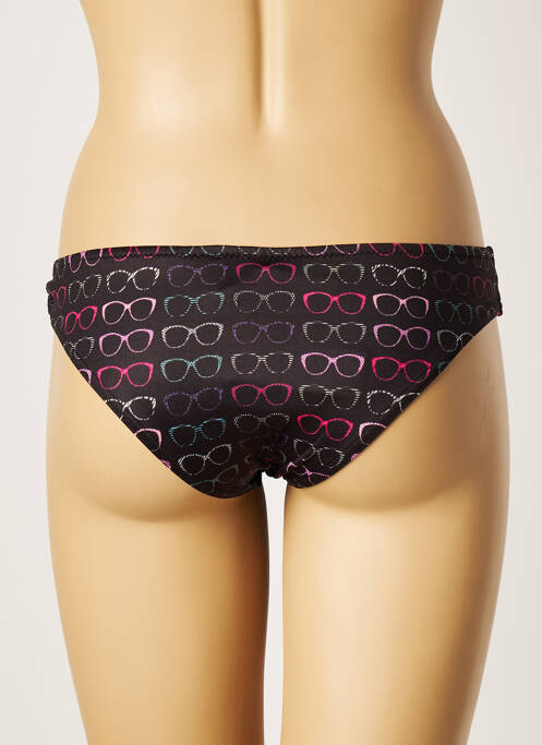 Bas de maillot de bain noir PULL IN pour femme