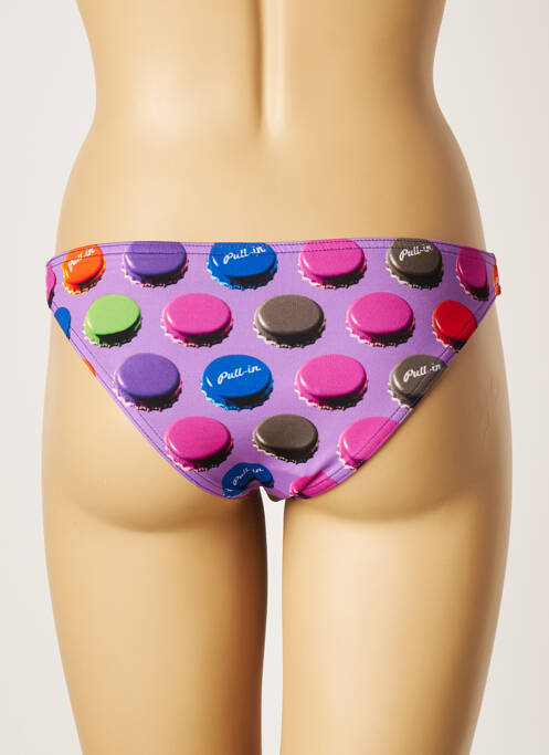 Bas de maillot de bain violet PULL IN pour femme