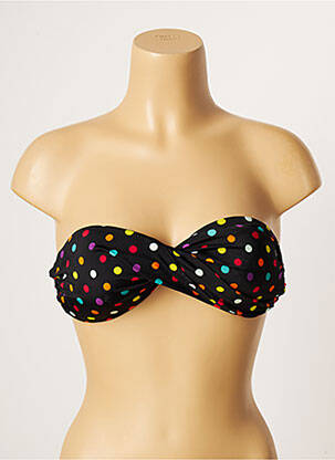 Haut de maillot de bain stretch haut soutien-gorge moulé noir LITTLE MARCEL femme