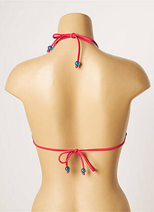 Haut de maillot de bain stretch haut soutien-gorge avec mousse de rembourrage amovible bleu PULL IN femme