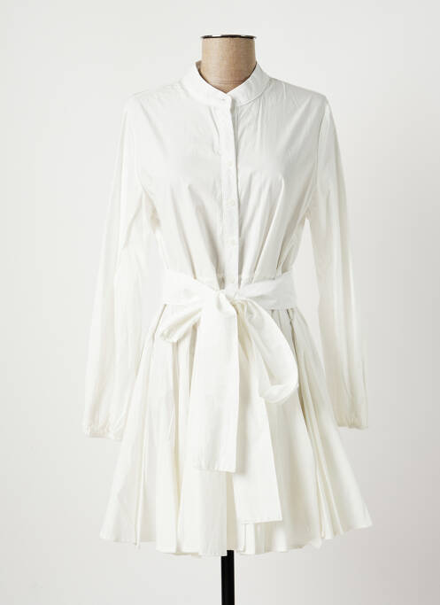 Robe courte blanc CHOKLATE pour femme