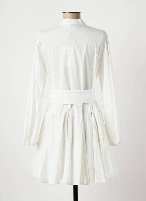 Robe courte blanc CHOKLATE pour femme