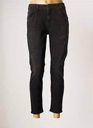 Jeans boyfriend stretch taille normale noir LTB femme