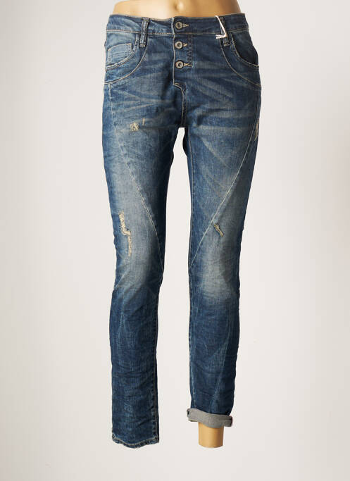 Jeans coupe slim bleu PLEASE pour femme