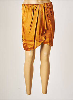 Jupe courte doublure orange SEE U SOON femme