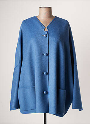 Manteau court bleu EMPORIO ARMANI pour femme