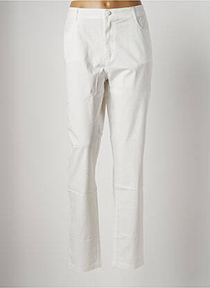 Jeans coupe slim blanc YOULINE pour femme