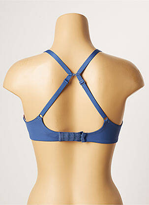 Soutien-gorge effet matière satinée haut soutien-gorge moulé bleu PASSIONATA femme
