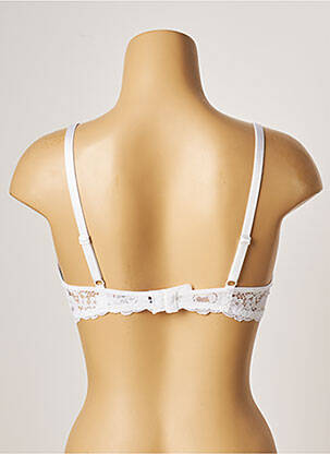 Soutien-gorge tissage dentelle haut soutien-gorge moulé blanc PASSIONATA femme