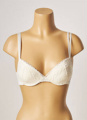 Soutien-gorge effet matière satinée haut soutien-gorge push-up beige PASSIONATA femme