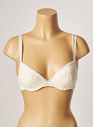 Soutien-gorge effet matière satinée haut soutien-gorge push-up beige PASSIONATA femme