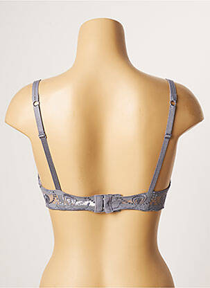 Soutien-gorge effet matière satinée haut soutien-gorge push-up gris PASSIONATA femme