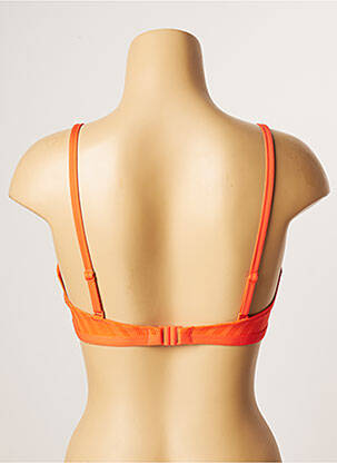 Haut de maillot de bain stretch haut soutien-gorge emboitant orange CHERRY BEACH femme