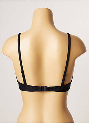 Haut de maillot de bain stretch haut soutien-gorge emboitant noir CHERRY BEACH femme