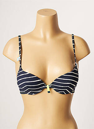 Soutien-gorge haut soutien-gorge push-up haut soutien-gorge push-up bleu CHERRY BEACH femme