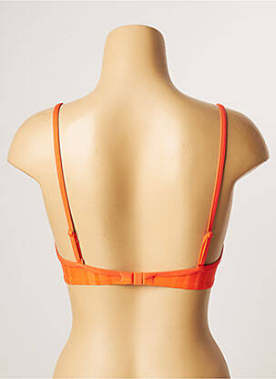 Haut de maillot de bain stretch haut soutien-gorge moulé orange CHERRY BEACH femme