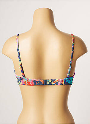 Haut de maillot de bain stretch haut bandeau bleu CHERRY BEACH femme
