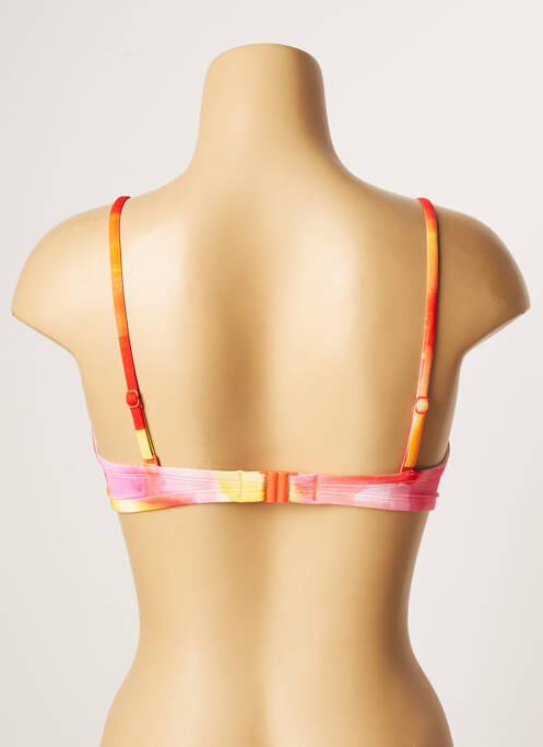 Haut de maillot de bain orange CHERRY BEACH pour femme