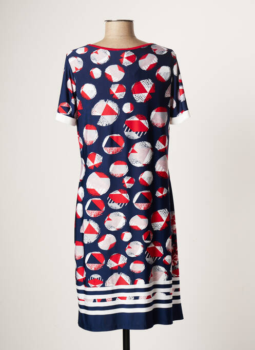 Robe mi-longue bleu NAYAT pour femme