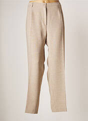 Pantalon droit beige FRANCE RIVOIRE pour femme seconde vue