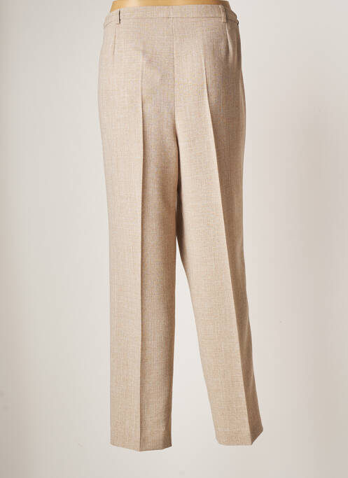 Pantalon droit beige FRANCE RIVOIRE pour femme