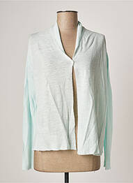 Gilet manches longues stretch bleu POLES femme