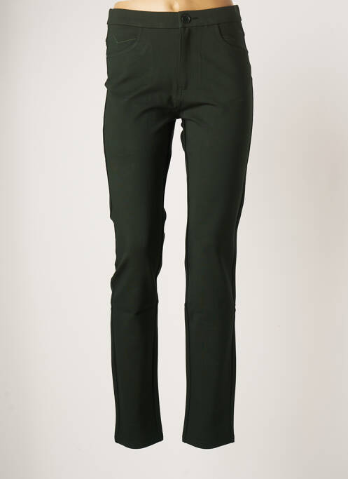 Pantalon slim vert YOULINE pour femme