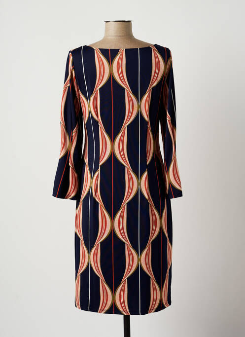 Robe mi-longue bleu K-DESIGN pour femme