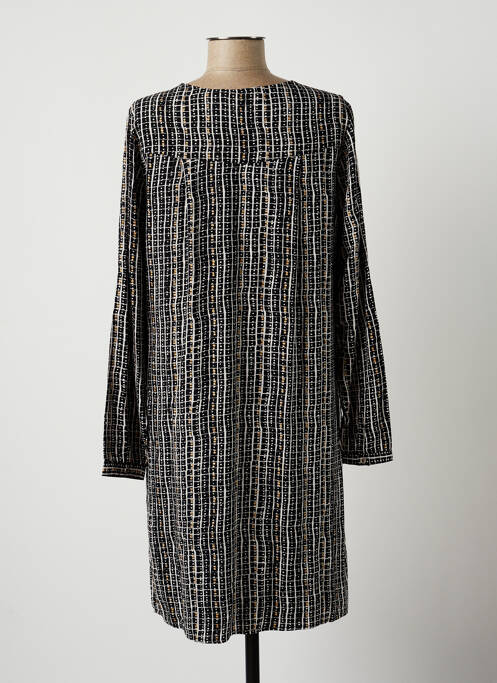 Robe mi-longue noir DIPLODOCUS pour femme