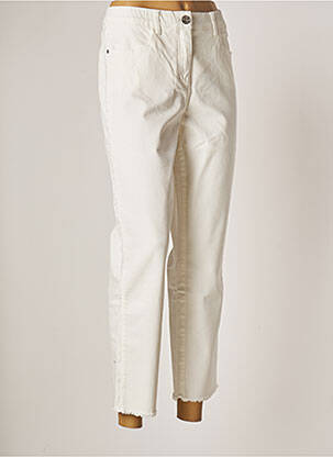 Pantalon 7/8 blanc SAMOON pour femme