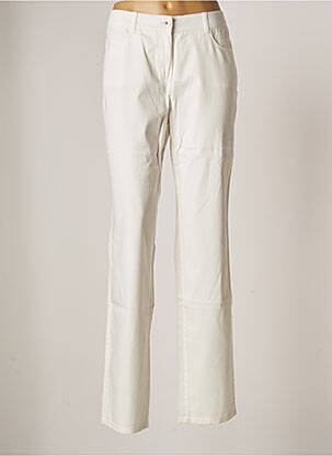 Pantalon droit blanc SAMOON pour femme