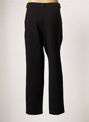 Pantalon droit noir SEMIOLOGY pour femme seconde vue