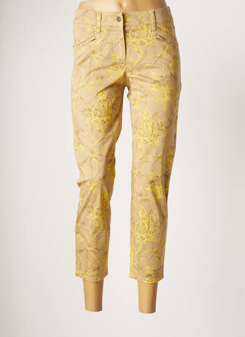 Pantalon 7/8 beige GERRY WEBER pour femme