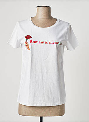 T-shirt blanc DAPHNEA pour femme