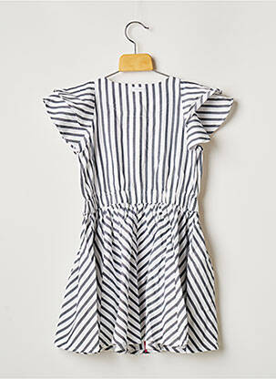 Robe mi-longue manches courtes manches courtes blanc CATIMINI fille