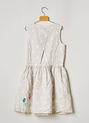 Robe mi-longue sans manche sans manche gris CATIMINI fille