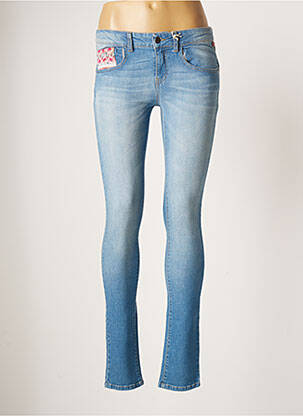 Jeans coupe slim sélection denim taille ajustable bleu CHIPIE fille