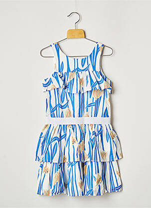Robe mi-longue sans manche sans manche bleu CATIMINI fille
