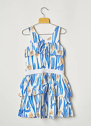 Robe mi-longue sans manche sans manche bleu CATIMINI fille