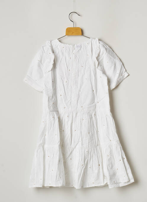 Robe mi-longue blanc CATIMINI pour fille