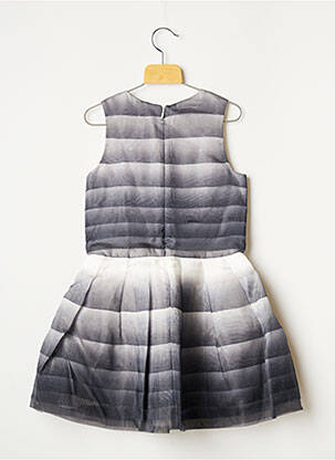 Robe mi-longue sans manche sans manche gris CATIMINI fille
