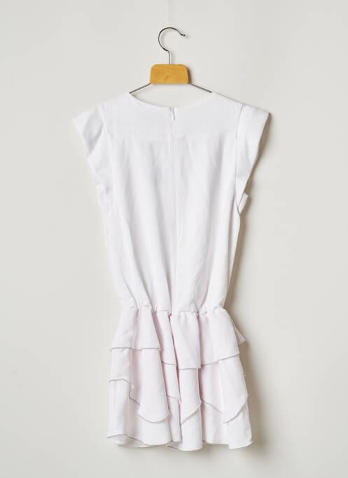 Robe mi-longue blanc CATIMINI pour fille